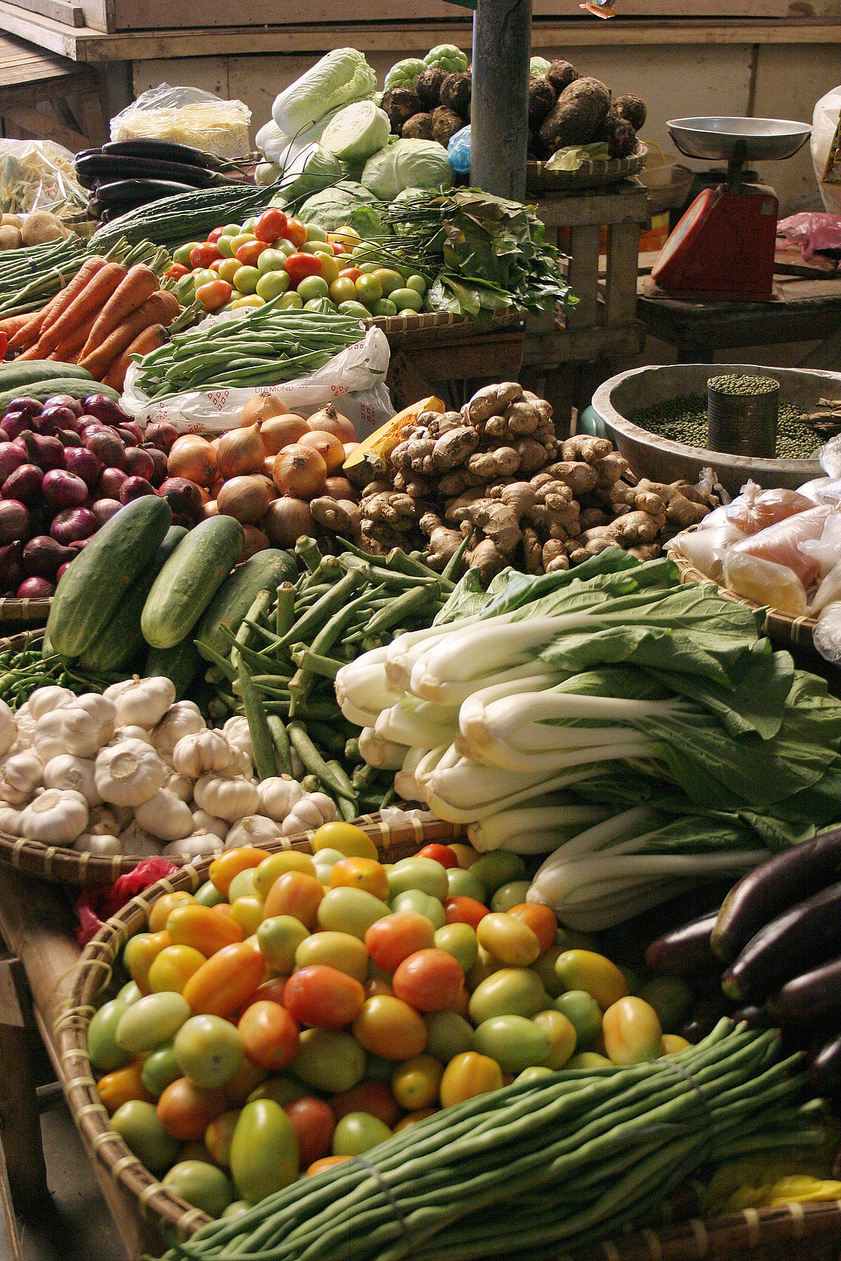 Picture of different vegetables